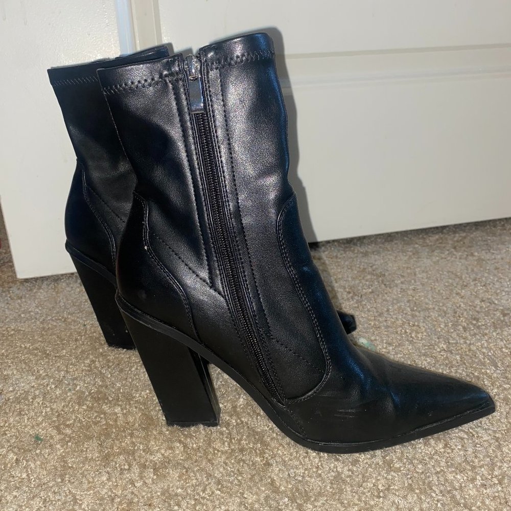 ASOS Black Booties, Size US 10, Black Boots